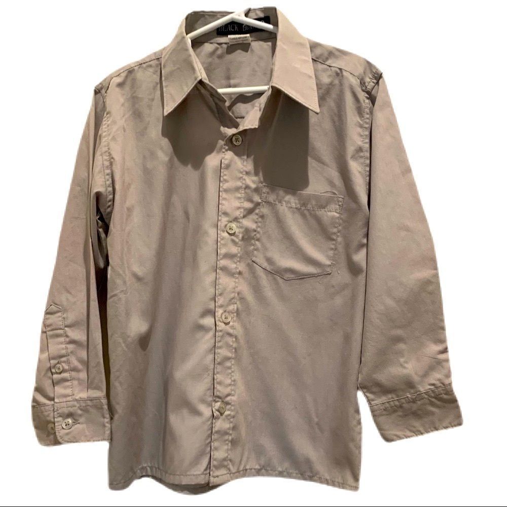 Black and Bianco light grey dress shirt size 7